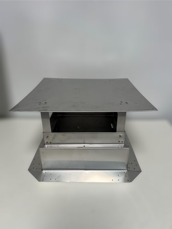 Stainless steel rooftop chimney cap vent